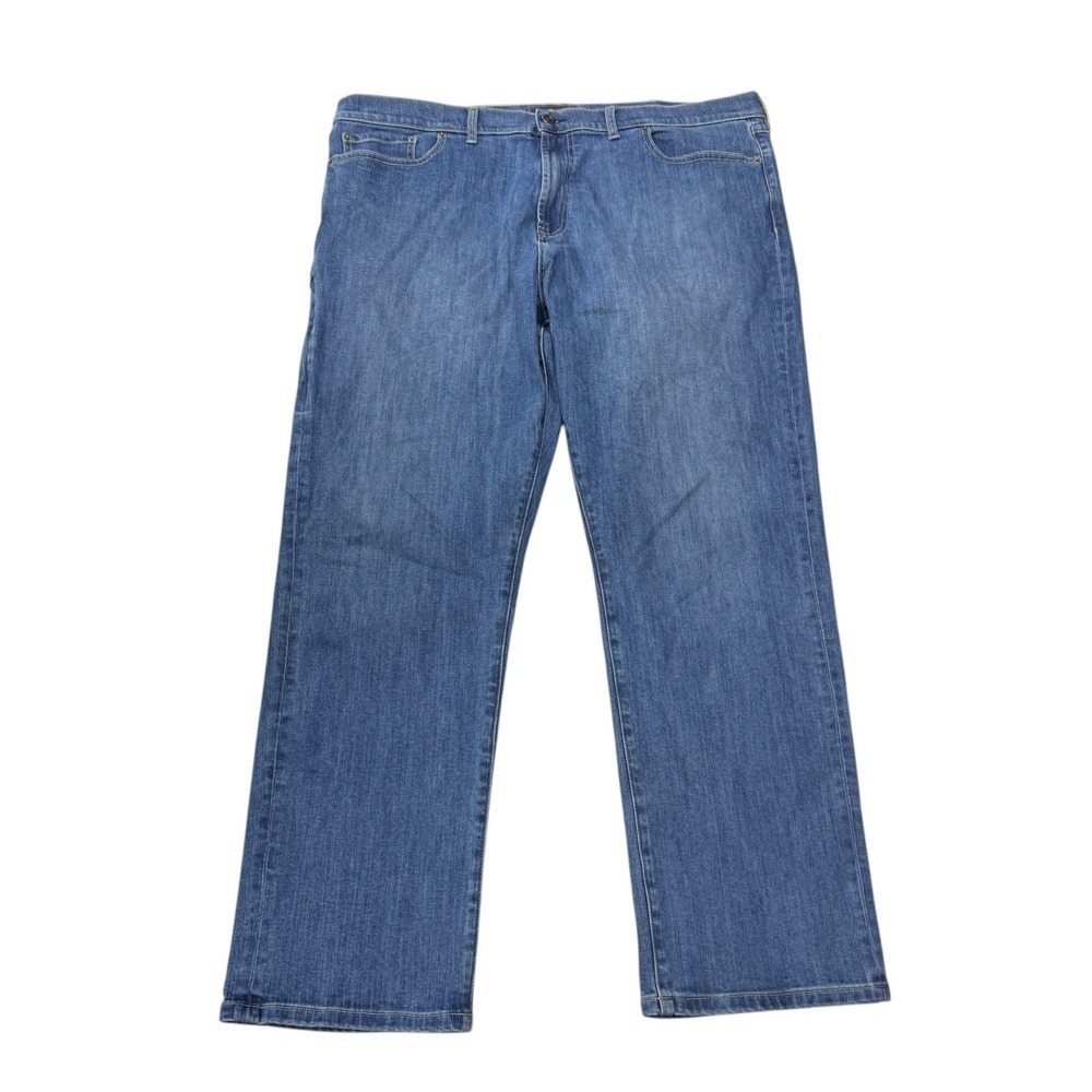 Bluffworks Departure 3.0 Regular Fit Jeans Mens 40x30 Blue Coolmax Travel Denim